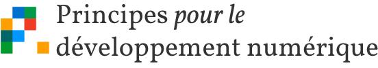 Logo des principes pour le développement numérique